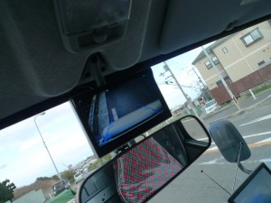 積車トラックのバックカメラ更新