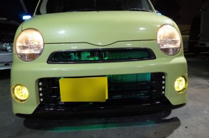 ムーヴラテのテール加工とミラーウィンカーNeoPixelRGB