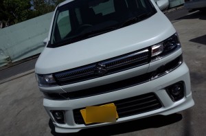 ワゴンRハイブリッドのフォグランプLED化