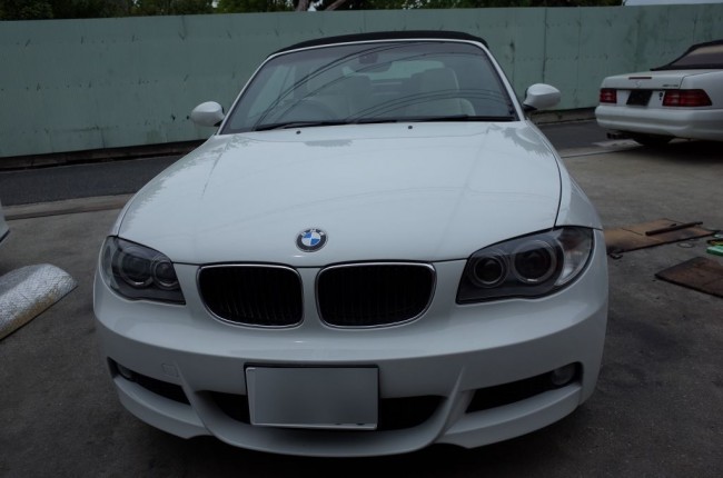 BMWコンバーチブルのナビ取付 BMWコンバーチブルのナビ取付