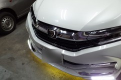 シャトルのフロントグリル交換とDADエンブレム取付 かなり自然に取り付けることができました。