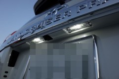 150系ランドクルーザープラドのフォグランプ他LED化 ナンプレやバックランプは相変わらず電球だったため、LED化しました。