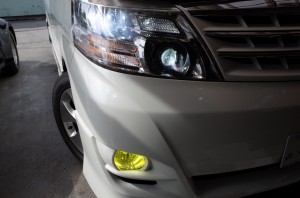 10系アルファードの各種LED施工