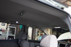 10系アルファードの各種LED施工 室内灯は明るめをご希望でしたので面発光タイプを選択