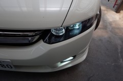 RB1オデッセイのHID&LEDカスタム フォグとヘッドライトは6000Kの色温度を選択しました。