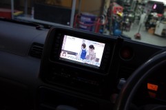 横が当たるのでカットしました。 