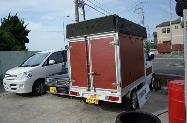   暇なので軽パネルトラックを木造仕様に・・・。  
