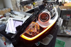 CX5のヘッドライト加工 ウィンカーはシーケンシャルタイプです。