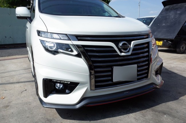 E52 エルグランド NISMOのヘッドライト加工 E52 エルグランド NISMOのヘッドライト加工