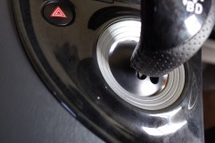20プリウスのエアコンパネル他スイッチ類のLED打ち替え シフト部にもLEDを仕込んで間接照明化しました。