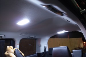 エスクワイアの室内灯LED化