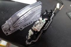  50プリウスの光るアンテナユニット。今回はここにNeoPixel RGBをインストール。 