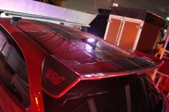 レヴォーグのテールランプ加工とToyota純正シャークフィンアンテナ取付 AUTOモードでは300パターン自動変更、固定モードやパターン固定も可能です。もちろん白も対応しています。