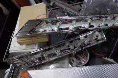 RCオデッセイのテールランプシーケンシャル加工 バックランプのところにウィンカー&バックランプのLEDを仕込みます。
