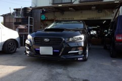 レヴォーグのコラゾンテールシーケンシャル加工 今回はテールランプ施工でしたが、次回のヘッドライト加工のご相談もいただいています。未経験のヘッドライト加工なので楽しみです。