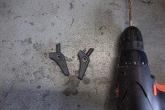 コペン セロ S のLEDカスタム施工 この部品に2色LEDを仕込みます。