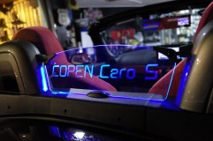 コペン セロ S のLEDカスタム施工 走行時は青色に発光します。