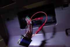 モコのスピードメーター文字盤交換 スモール電源をACCに変更しました。