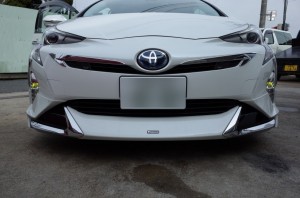 50型プリウスの純正フォグランプLEDのイエロー化