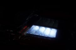 レヴォーグのJewel LED Tail(ヴァレンティ)REVOのテールランプ加工 もともとはこんな感じ、暗くはないけど明るくもないという状態です。
