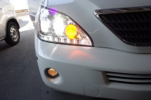 30系ハリアーのヘッドライト＆テールランプ外品取り付け