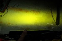 RCオデッセイ後期型の純正LEDフォグランプの高輝度化(照度UP)加工 それでも片数が多いので、もともとのチップよりは明るいと思います。