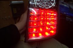 社外品LEDテールランプの修理 無事修理完了しました。明るさもほとんど同じでいい感じです。