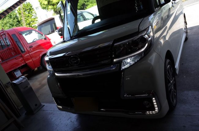 タントカスタムのヘッドライトシーケンシャルウィンカー化 タントカスタムのヘッドライトシーケンシャルウィンカー化