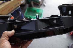 新型フリードのテールランプ4灯化 LEDを2箇所に配置します。