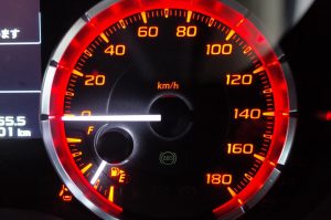 レヴォーグのスピードメーターLED打ち替え（アンバー色）