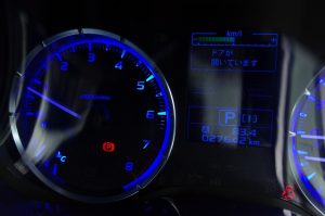 レヴォーグのメーターパネル葵LED化施工