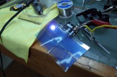 衝撃!!タントのヘッドライトアイライン黄ばみ発生!!! 無理やりLEDをフィルムで着色してみました。