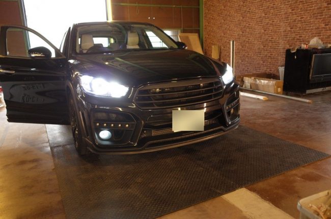 CX-5のフォグリングLED加工 CX-5のフォグリングLED加工
