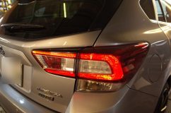インプレッサのテールランプ加工(ゲート側スモール) 電源はライセンスプレートから分岐。