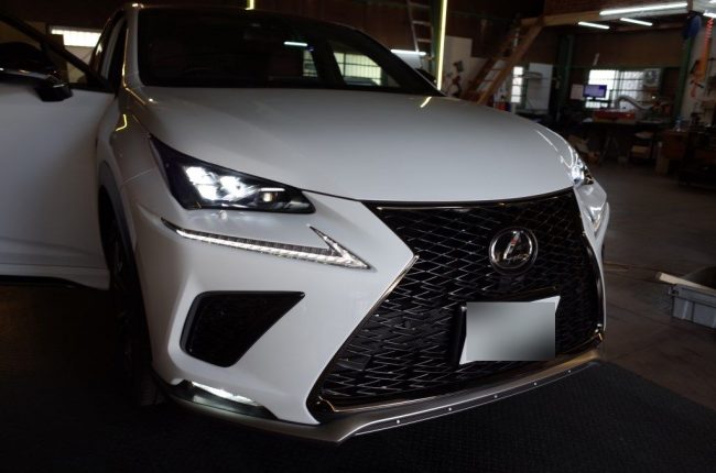NX300h F Sportsのエアコンパネル他LED打ち替えとエアコン吹出口LED埋め込み NX300h F Sportsのエアコンパネル他LED打ち替えとエアコン吹出口LED埋め込み