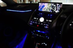 NX300h F Sportsのエアコンパネル他LED打ち替えとエアコン吹出口LED埋め込み ちょっと明るいかなとは思いますが、良い感じです。