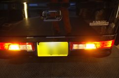 新車 エブリィワゴンのLEDカスタム リアはバルブ入れ替えだけ