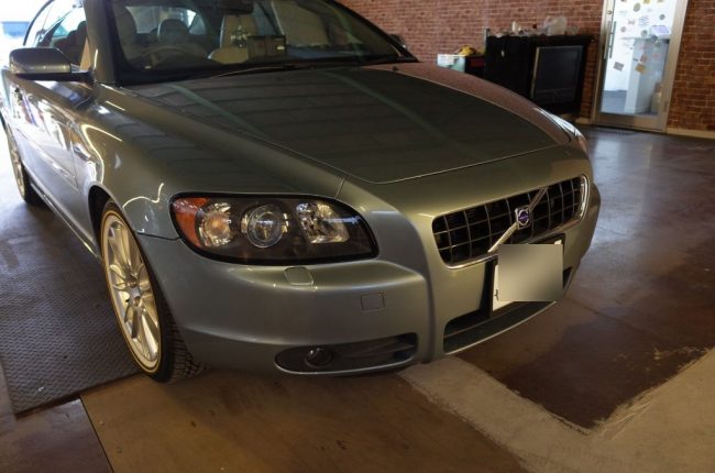 VOLVO C70のプッシュスタートエンジンスタート加工 VOLVO C70のプッシュスタートエンジンスタート加工