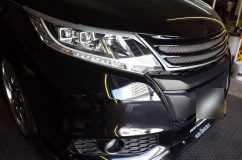  最近の車はヘッドライトが何もせずにかっこいいですね。カスタム屋としては複雑ですね。 