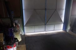  そしてこちらが交換後です。照射範囲が格段に広くなっています。 