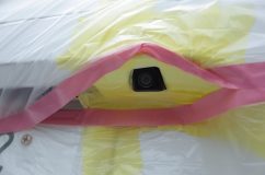  ペーパーで削って塗装して仕上げました。 