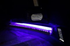 カスタムエアロのLED仕込み作業 裏のLEDは交換できるように加工しました。