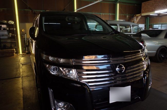   E52エルグランドの室内パネル類のLED打ち替え施工～  