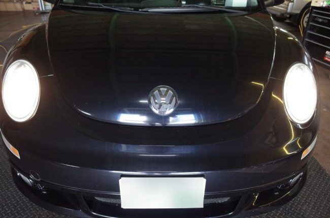 VW NEWビートルのヘッドライトロービーム&ハイビームLED化 VW NEWビートルのヘッドライトロービーム&ハイビームLED化