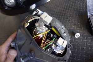 VW　NEWビートルのヘッドライトロービーム＆ハイビームLED化