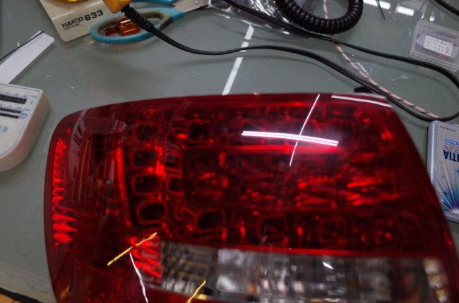 AUDIのテールランプ修理~ AUDIのテールランプ修理~
