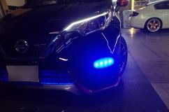 ノート ニスモ Eパワーのデイライト打ち替えとテールリフレクター取り付け ついでにグリル内にも間接照明を追加しました。
