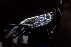 NISMO ノート E-powerのヘッドライトダブルロービーム加工 ハイビームの部分にプロジェクターをインストール