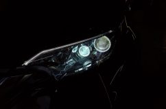 NISMO ノート E-powerのヘッドライトダブルロービーム加工 単純にロービームが2倍になるのでめちゃくちゃ明るくなります。