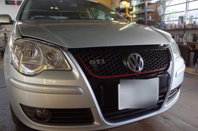 VW ポロのヘッドライト交換とフォグランプスイッチ&配線施工 VW ポロのヘッドライト交換とフォグランプスイッチ&配線施工